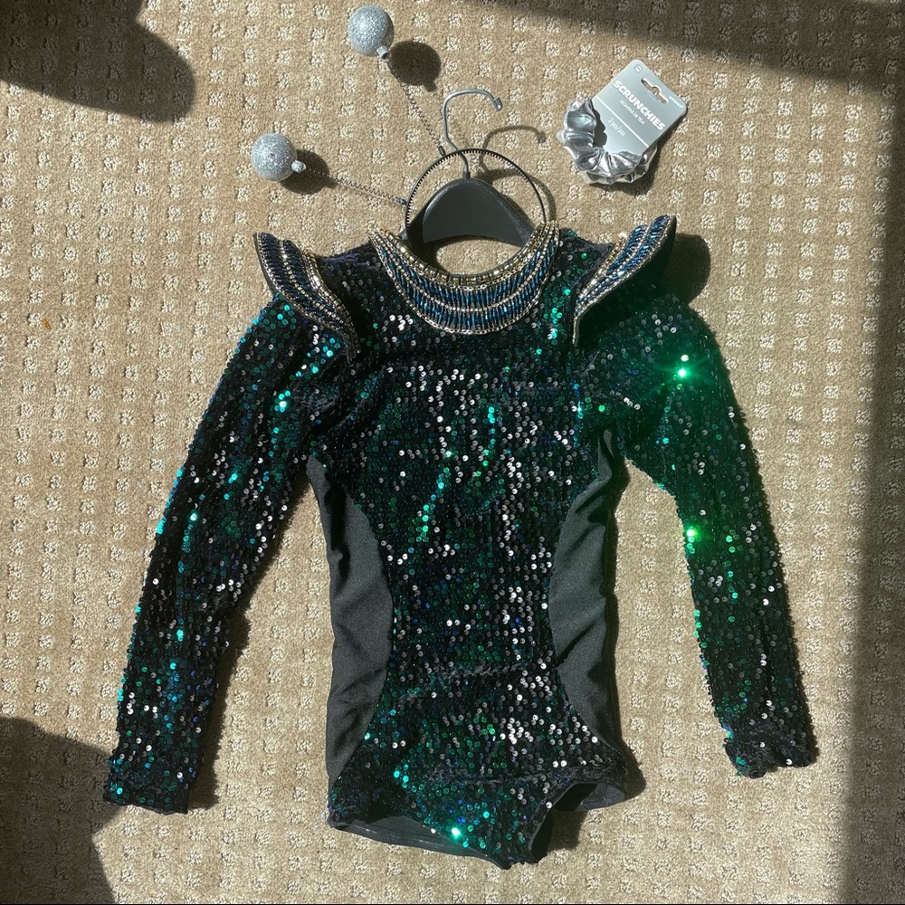 Alien Costume Space Inspired Bodysuit with accessories